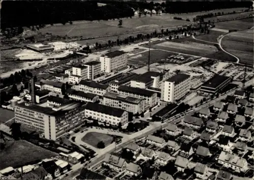 Ak Biberach an der Riß in Oberschwaben, Forschungs- und Produktionsstätten d. Dr. Karl Thomae GmbH