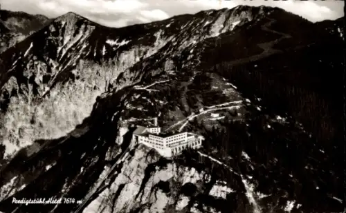 Ak Bad Reichenhall in Oberbayern, Predigtstuhl, Predigtstuhl Hotel 1614 m