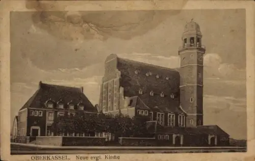 Ak Oberkassel Düsseldorf am Rhein, Auferstehungskirche