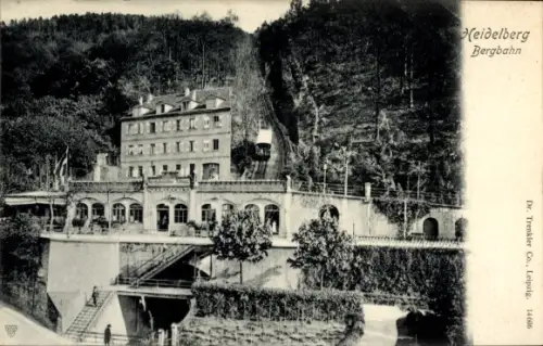 Ak Heidelberg am Neckar, Bergbahn
