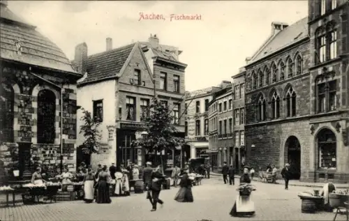 Ak Aachen, Fischmarkt