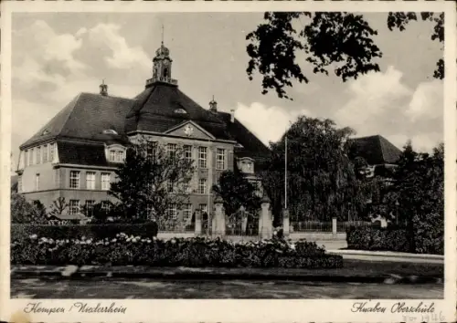 Ak Kempen am Niederrhein, Knaben Oberschule