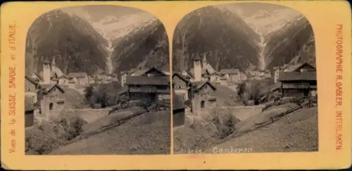 Stereo Foto Lausanne Kanton Waadt, Gesamtansicht