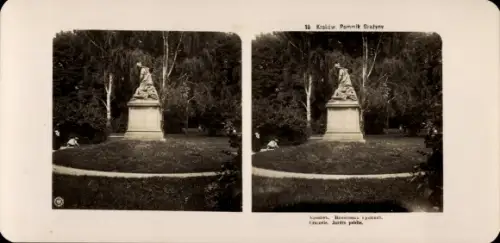 Stereo Foto Cracovie, Jardin Public