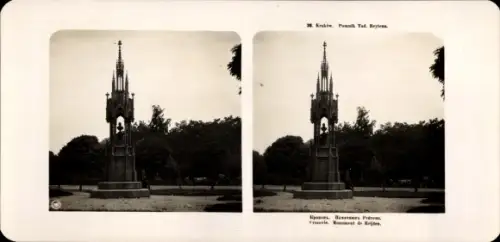 Stereo Foto Krakow Krakau Polen, Monument de Reijten