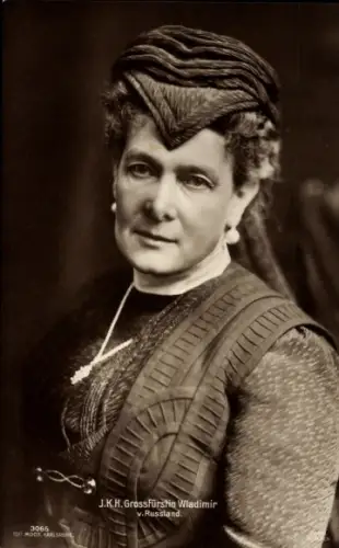Ak Großfürstin Wladimir von Russland, Marie zu Mecklenburg, Maria Pawlowna, Portrait