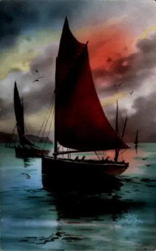 Ak Segelpartie, Segelboote