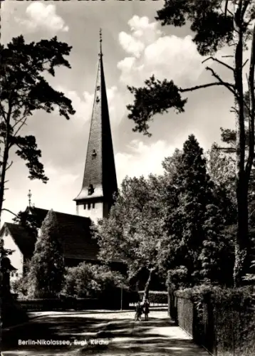 Ak Berlin Zehlendorf Nikolassee, Kirche