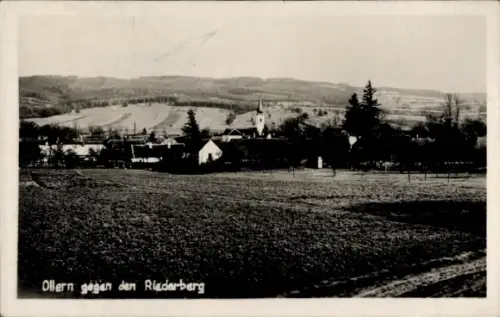 Ak Ollern Niederösterreich, Gesamtansicht, Riederberg