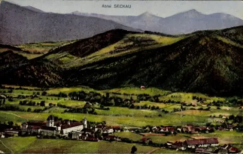 Ak Seckau Steiermark, Gesamtansicht