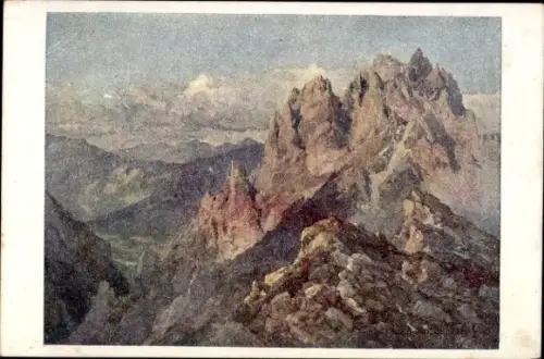 Ak Oberdrauburg Kärnten, Blick auf die Unholden