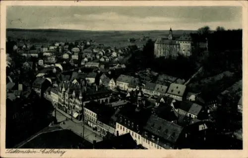 Ak Callnberg Lichtenstein in Sachsen, Panorama vom Ort