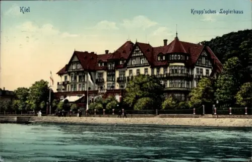 Ak Kiel,  Krupp'sches Logierhaus