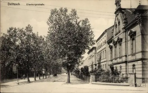 Ak Delitzsch in Sachsen, Eilenburgerstraße