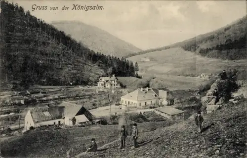 Ak Königsalm Kremstal Niederösterreich, Panorama