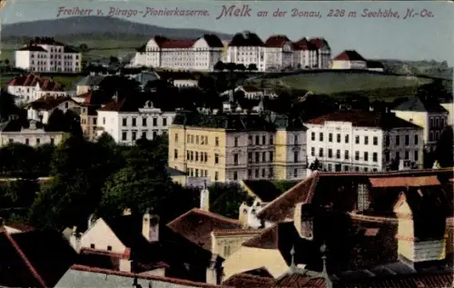 Ak Melk an der Donau Niederösterreich, Freiherr v. Birago-Pionierkaserne, Melk an der Donau, 228 