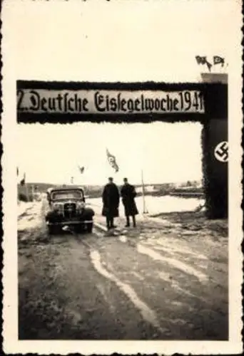 3 Fotos 2. Deutsche Eissegelwoche 1941