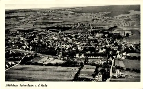 Ak Bad Sobernheim an der Nahe, Luftaufnahme