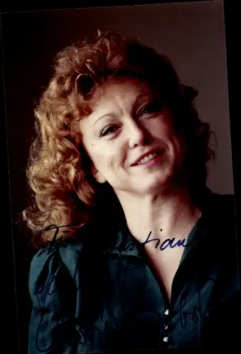 Ak Schauspielerin Christiane Harbort, Portrait, Autogramm