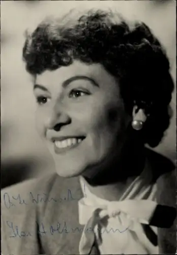 Ak Schauspielerin Ilse Holtmann, Portrait, Autogramm