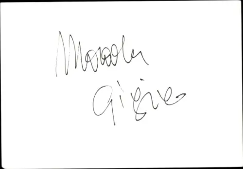 Autogramm Giorgio Moroder, Komponist der Musik der Olympischen Spiele in Los Angeles 1984