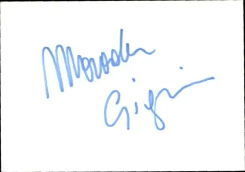 Autogramm Giorgio Moroder, Komponist der Musik der Olympischen Spiele in Los Angeles 1984