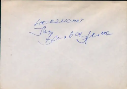 Autogramm Tänzer Ference Barbay