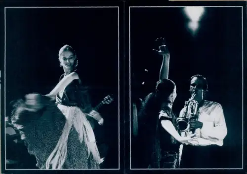 Foto Tänzerin Nina Corti, Fächer