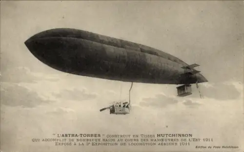 Ak Luftschiff Astra-Torres, 1911