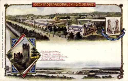 Ak Irland, Cork International Exhibition 1902, Schloss