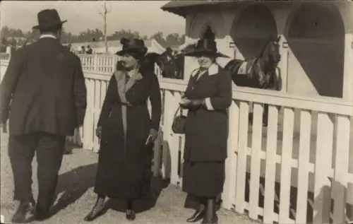 Foto Ak Santiago, Pferderennen 1919, Rennbahn