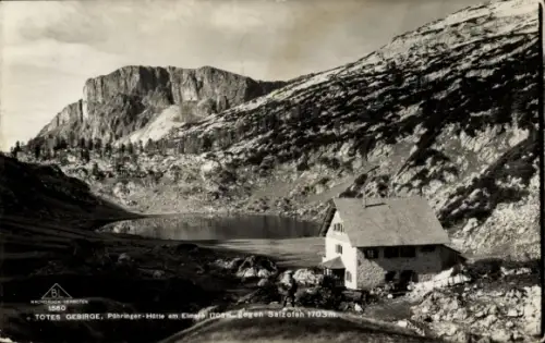 Ak Grundlsee Salzkammergut Steiermark, Pühringer Hütte, Totes Gebirge