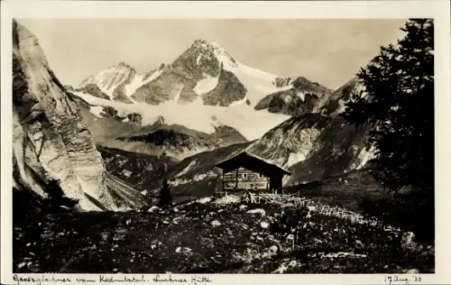 Ak Großglockner in Kärnten, Luckner Hütte