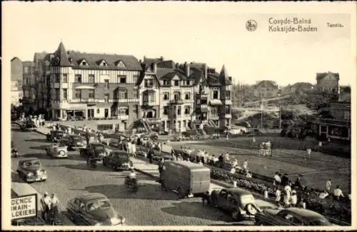 Ak Koksijde Coxyde sur Mer Westflandern, Tennisplatz