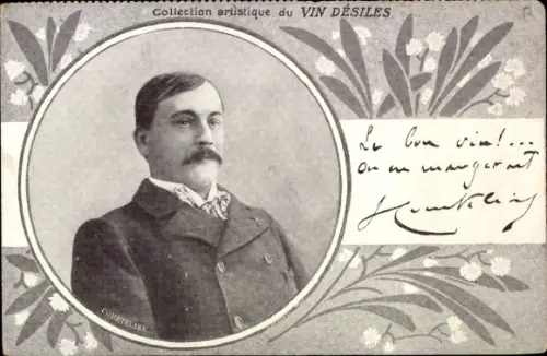 Passepartout Ak französischer Romancier und Dramatiker Georges Courteline