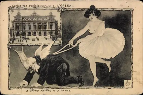 Ak Paris IX Opéra, Der Großmeister des Tanzes