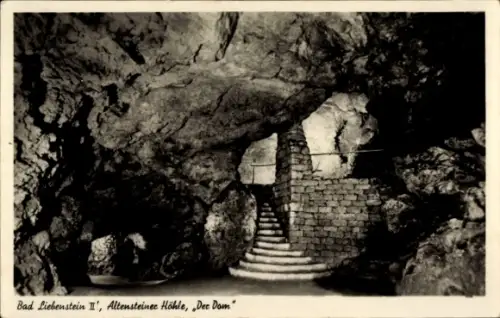 Ak Bad Liebenstein im Thüringer Wald, Altensteiner Höhle, Dom