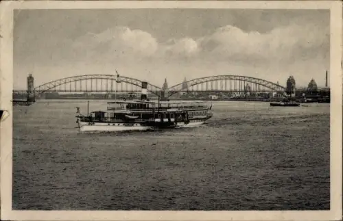 Ak Köln-Düsseldorfer Rheindampfschifffahrt, Dampfer