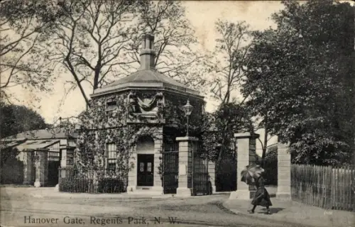 Ak London, Hanover Gate, Regents Park