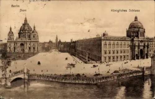 Ak Berlin Mitte, Schloss, Dom