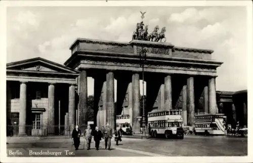 Ak Berlin Mitte, Brandenburger Tor