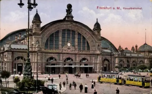 Ak Frankfurt am Main, Hauptbahnhof