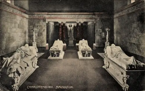 Ak Berlin Charlottenburg, Mausoleum, Innenansicht