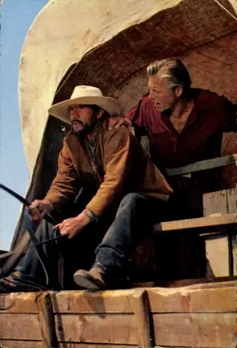 Ak Schauspieler Lex Barker im Film Winnetou I. Teil, Old Shatterhand