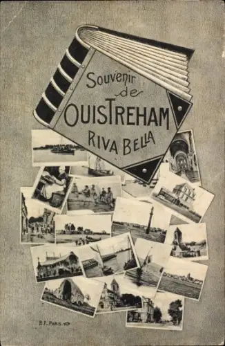 Ak Ouistreham Riva Bella Calvados, Teilansichten