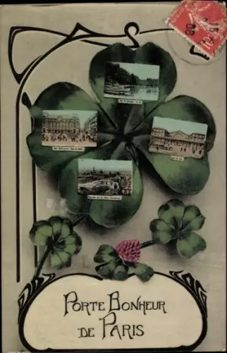 Ak Paris XIV Observatoire, Porte Bonheur, Teilansichten, Klee