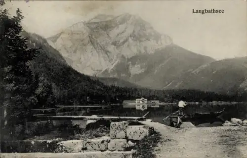 Ak Salzkammergut Oberösterreich, Langbathsee