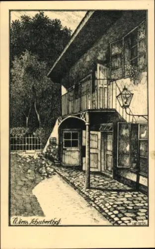 Künstler Ak Wien, Schuberthof