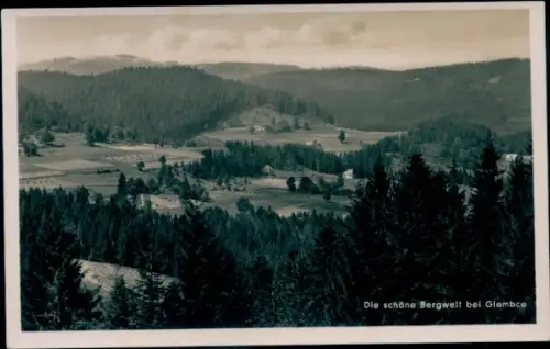 Ak Głębce Glembce Wisła Weichsel Schlesien, Panorama