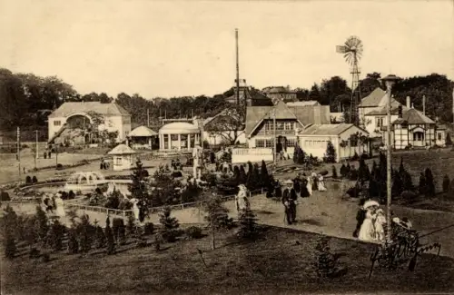 Ak Freiberg in Sachsen, Erzgebirgs Ausstellung 1912